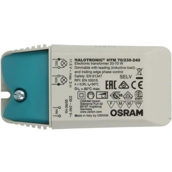 HTM 70/230-240 108x52x33mm - Трансформатор электронный для галогенных ламп OSRAM