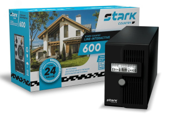 Источник бесперебойного питания line interactive 600ВА Stark Country 600