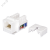 Keystone Jack 8P8C (RJ-45), UTP, Cat.5e. инструментальная заделка, белый Keystone Jack 8P8C (RJ-45), UTP, Cat.5e. инструментальная заделка, белый
