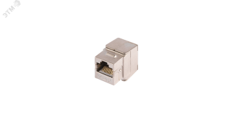 Модуль Keystone, Кат.6a, RJ45/8P8C, 180 градусов, самозажимной, экран., металлик