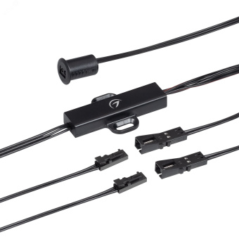 ИК-датчик SR-PRIME-IN-R14-BK-MINI (12-24V, 48-96W, DOOR) (Открытый)