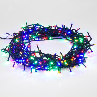 Гирлянда светодиодная универсальная 120 LED мультиколор 12 м с контроллером
