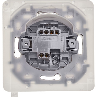 Переключатель IP44 INSPIRIA 10 AX 250 В~ алюминий