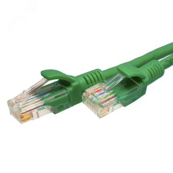 Патч-кордUTP 5e 4x2 26AWG (7x0.16mm) Cu LSZH зеленый 2м