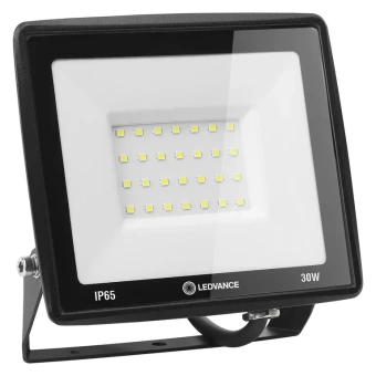 30W/6500K 230V IP65 3000Lm 110° 150x151x24mm RU - Светодиодный прожектор чёрный LEDVANCE FL ECO