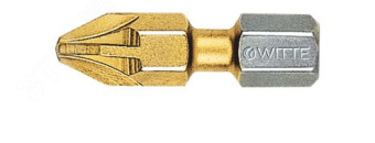 Бита РZ 1 х 25 мм 1/4'' BITFLEX TiN покр. нитрид титана