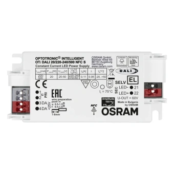 OTi DALI 20/220…240/500 | 20W 200-500mA 20-50V | DALI2/NFC S | 97x43x30мм - драйвер для светодиодов OSRAM