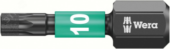 Бита ударная 867/1 IMP DC Impaktor TORX алмазное покрытие хвостовик 1/4 C 6.3 TX 10 x 25 мм