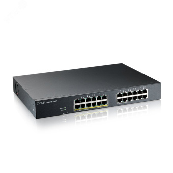 Коммутатор управляемый L2 24 порта. 12xPoE+ 10/100/1000 Мб/с. 130 Вт