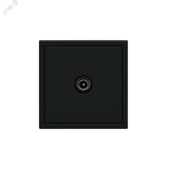 ARTGALLERY TV ТВ розетка оконечная 1DB, механизм, карбон