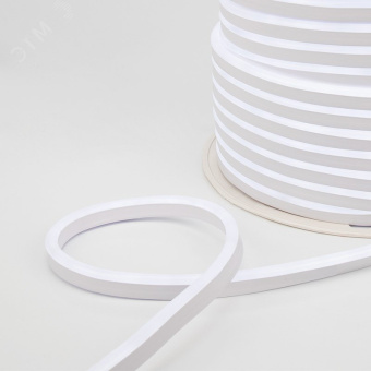 Гибкий неон LED SMD 8х16 мм, односторонний белый, 120 LED/м, 20 м