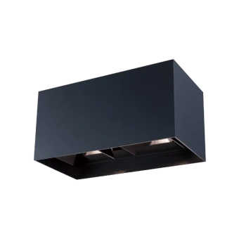 4x3W/3000+4000+6000K IP65 4x300Lm Чёрный - Светодиодный настенный светильник FL-LED WallBeam-H FOTON LIGHTING
