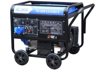 Инверторный бензиновый сварочный генератор TSS GGW6.0/250ED-R