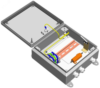 Блок питания уличный с системой обогрева 12VDC (3А) - 24VDC (1.5А)