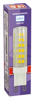 Лампа светодиодная LED 9Вт G9 4000K