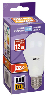 Лампа светодиодная LED 12Вт E27 230V/50Hz холодный матовая груша SP