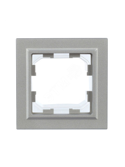 BRITE Рамка 1 пост IP44 РУ-1-БрА-44 алюминий