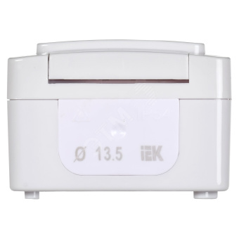 Гермес PLUS Розетка с заземлением наружная с крышкой IP54