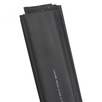 Трубка термоусаживаемая ТУТ нг 30/15 черная в отрезках по 1м PROxima
