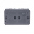 AtlasDesign Profi54 розетка двойная с заземлением со шторками IP54 16А 250B, АНТРАЦИТ, Россия AtlasDesign Profi54 розетка двойная с заземлением со шторками IP54 16А 250B, АНТРАЦИТ, Россия