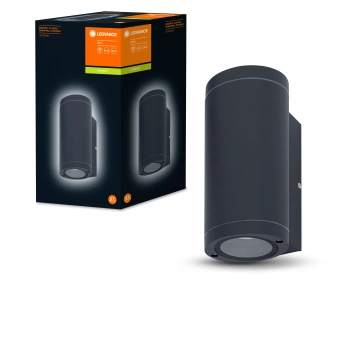 ENDURA CLASSIC GU10 BEAM WALL UP+DOWN DARK GREY IP44 - Уличный настенный светильник БРА LEDVANCE