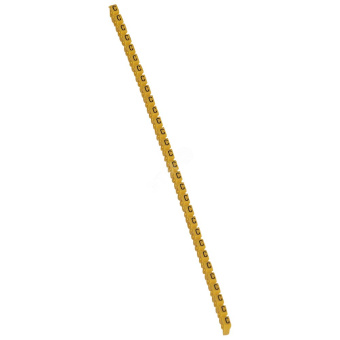 CAB3 Кольцо маркировочное 1.5-2.5мм (C) черное/желтое (300шт)