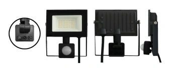 20W/4200К SENSOR (ЧЁРНЫЙ) 220-240В 1700Лм 122x150x45мм - Светодиодный прожектор с датчиком движения и освещённости FOTON LIGHTING