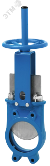 Затвор шиберный (нож) EX-01-050-HW-M DN 50 PN 10 м/ф металл штурвал