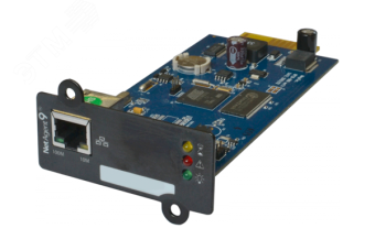 Модуль системы управления и мониторинга ИБП по протоколу SNMP 1хRJ45 10/100 Мб/с