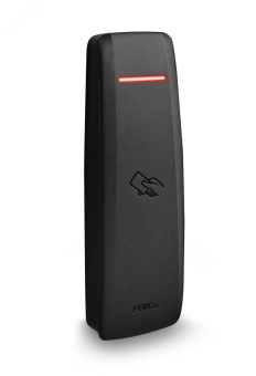 Контроллер замка со встроенным считывателем для карт формата EMM/HID, черный цвет (RAL 9005)